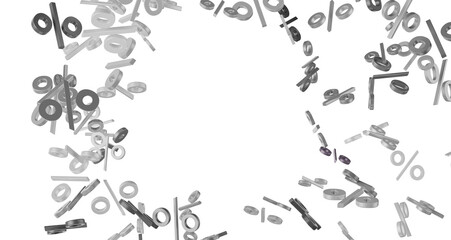 percent sign rain  percentage icon interest rate