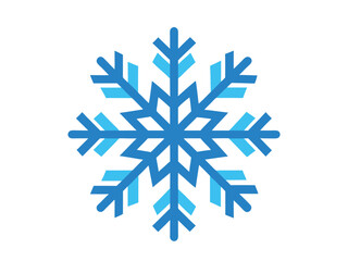 a blue snowflake that is made by snowflake.