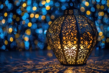 Obraz premium Ornate lantern glows