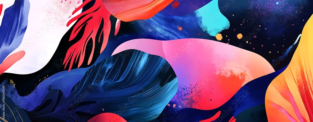 Aufkleber prototyping user friendly, colorful abstract illustration for user-friendly prototyping