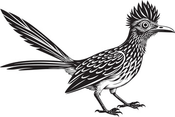 Naklejka premium roadrunner bird vector illustration, printable design
