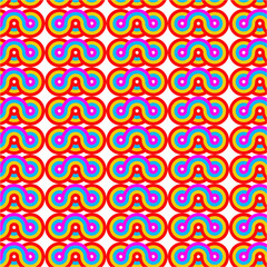A colorful pattern design art
