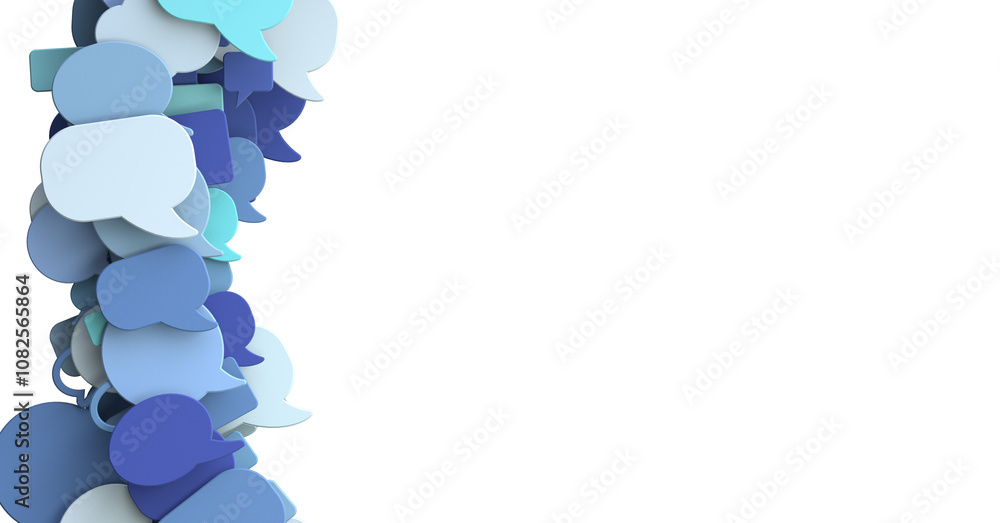 Poster flying email icon and web flying