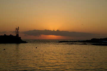 Golden Sunrise Over Muam Port