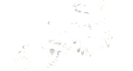 Abstract White Swirls