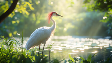 Naklejka premium Feathered Wonders: Celebrating the Diverse Avian Beauties of Our Earth on National Bird Day