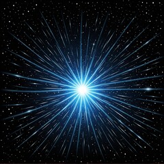 Shining stars isolated
