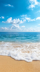 Fototapeta premium Protecting marine life through sea turtle release initiatives