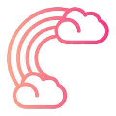 rainbow gradient icon