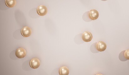 Abstract geometric background, 3D illustration