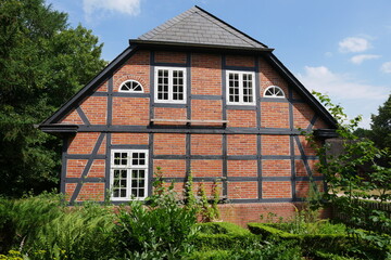Historisches Bauernhaus im Freilichtmuseum Molfsee in Schleswig-Holstein