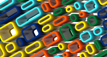 Mosaic triangular low poly style abstract geometric background