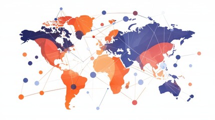Global cyber threats analysis worldwide infographic digital environment abstract view machine learning insights