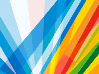 An abstract colored geometric ornament created digitally