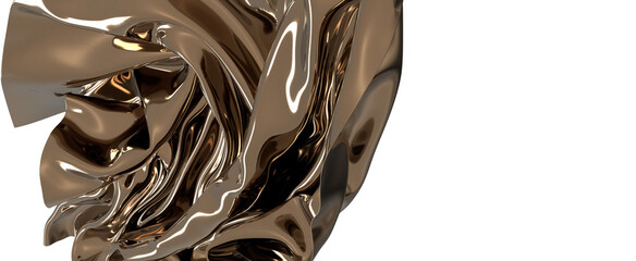 Abstract Metallic Drape