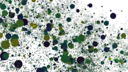  Multicolored confetti on white