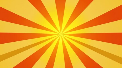 Yellow and orange rays