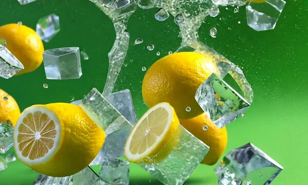 Lemons and Ice in Mid-Air