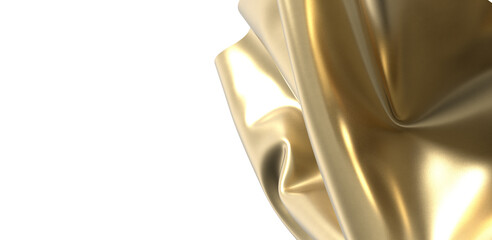 Abstract Gold Fabric