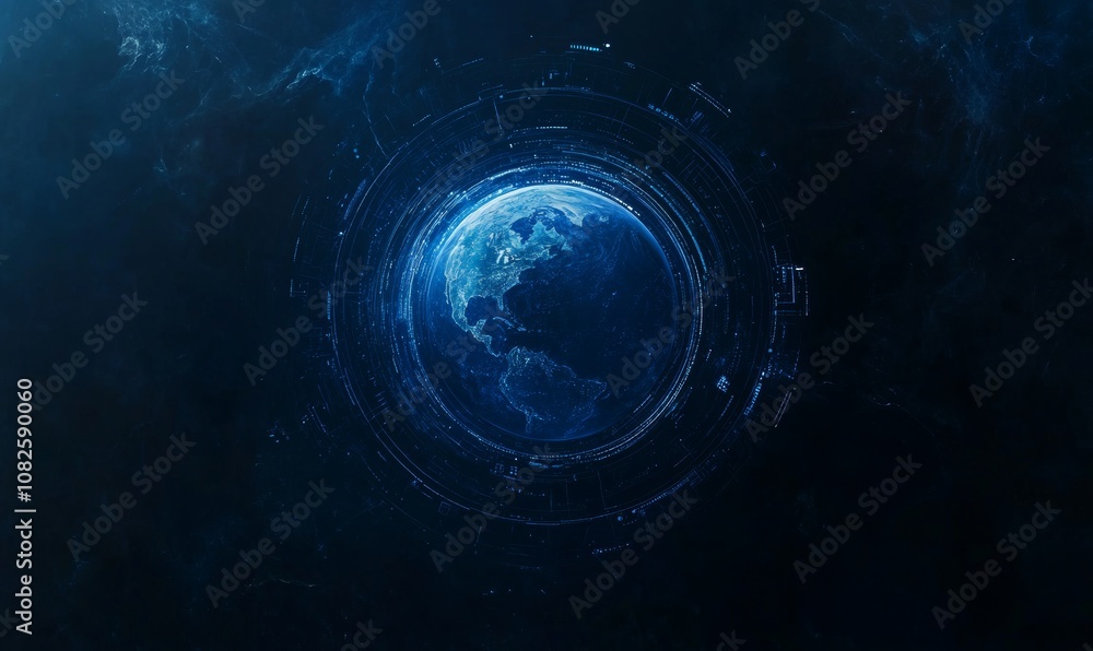 Poster technology based on three-dimensional interfaces, seen in science fiction.