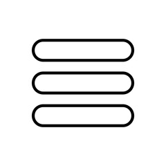 Obraz premium Hamburger web and mobile app menu icons, vector buttons for website UI navigation. Hamburger or burger line app menu for home or drop list and application drawer or more menu bars in mobile app