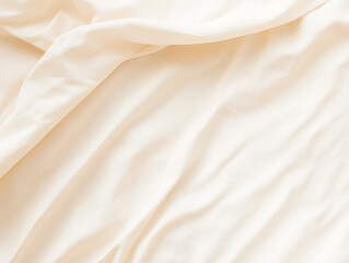 Fototapeta premium natural beige cotton fabric background