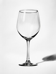 Wine Glass on Table