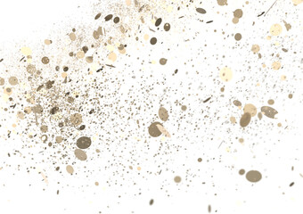 gold  Celebration: Captivating 3D Illustration of Shimmering gold Confetti