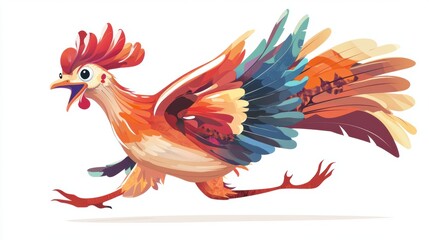 Cute cartoon character of turkey. Thanksgiving holiday celebration.