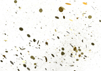  Multicolored confetti on white