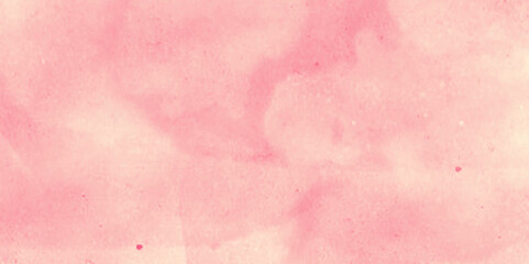 Watercolor background. Abstract pastel colors watercolor background. Light Azalea Pink Rough Abstract background design. Hand painted pink watercolor background with abstract fringe and bleed paint .