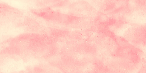 Watercolor background. Abstract pastel colors watercolor background. Light Azalea Pink Rough Abstract background design. Hand painted pink watercolor background with abstract fringe and bleed paint .