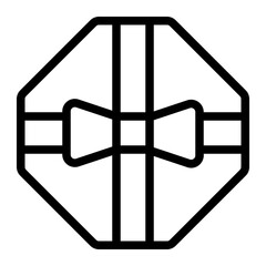 boxing day line icon