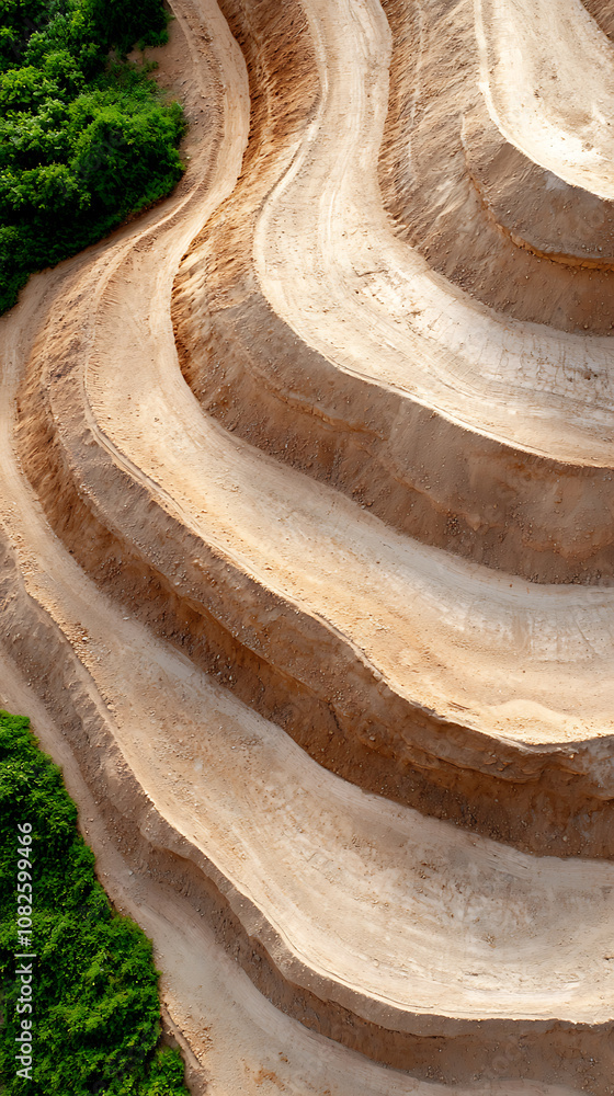 Poster implementing soil erosion prevention strategies to enhance nature conservation efforts