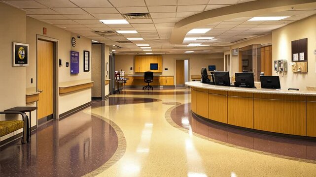 Emergency room design featuring a functional layout with modern equipment and efficient lighting