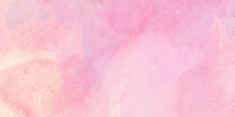 Watercolor background. Abstract pastel colors watercolor background. Light Azalea Pink Rough Abstract background design. Hand painted pink watercolor background with abstract fringe and bleed paint .