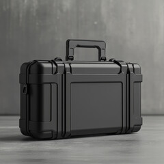 Professional Black Utility Case with Dual Handles for Secure Storage and Organization