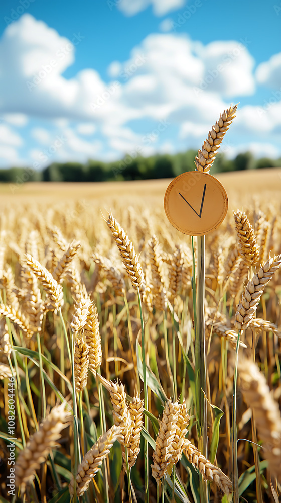 Poster implementing sustainable practices for soil conservation in crop fields
