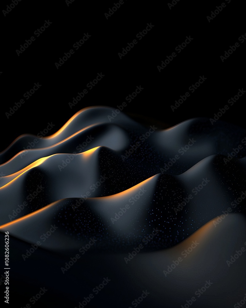 Aufkleber Network concept in connected geometry with vertical background