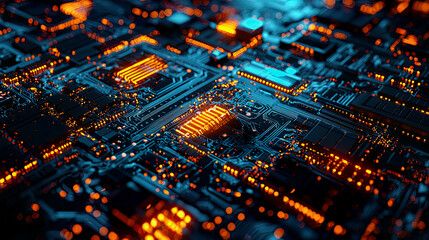 Intricate glowing cyber defense layers with complex encryption protocols safeguarding critical systems