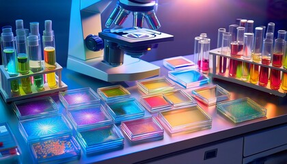 Observe cellular processes under the microscope.  