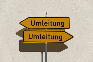 verkehrszeichen umleitung