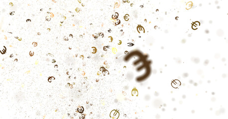 Abstract Golden Glitter