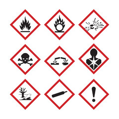 chemical hazard symbol