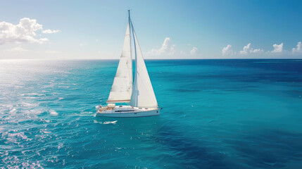 Naklejka premium Sailing boat