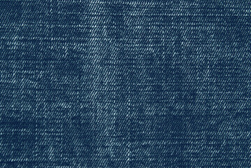 Naklejka premium Blue washed denim texture close up as background
