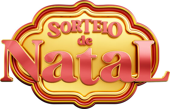 logotipo 3d natal sorteio de natal enfeites natalinos
3d dourado sorteio de natal
