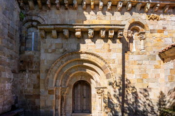 Church of San Cipriano de Bolmir, Romanesque temple from the 12th century, Bolmir village, Campoo de Enmedio, Cantabria, Spain