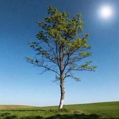 Obraz premium tree in the field