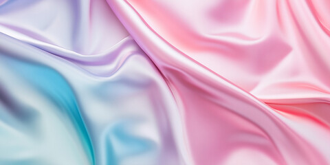 Fototapeta premium Vibrant Iridescent Neon Background With Holographic Abstract Patterns